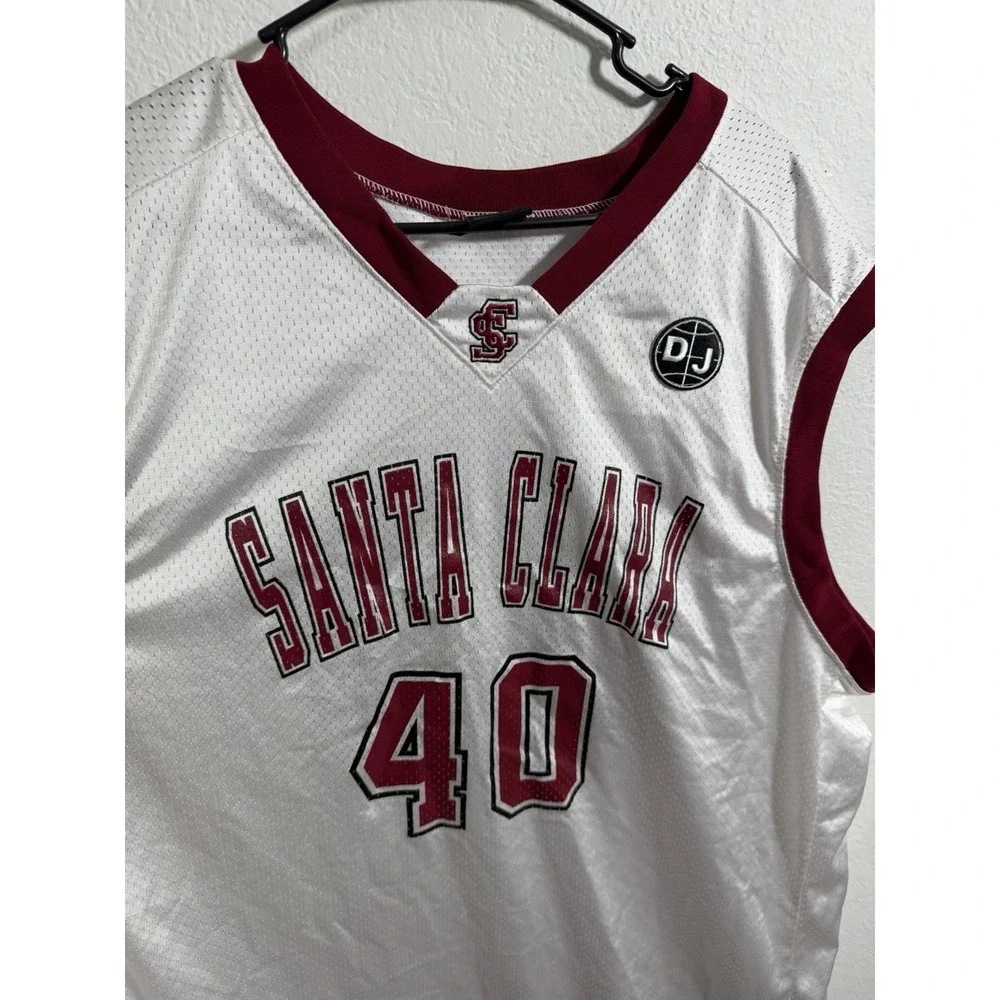 Vintage Nike Santa Clara Broncos #40‎ Basketball Jersey / Size 2XL
